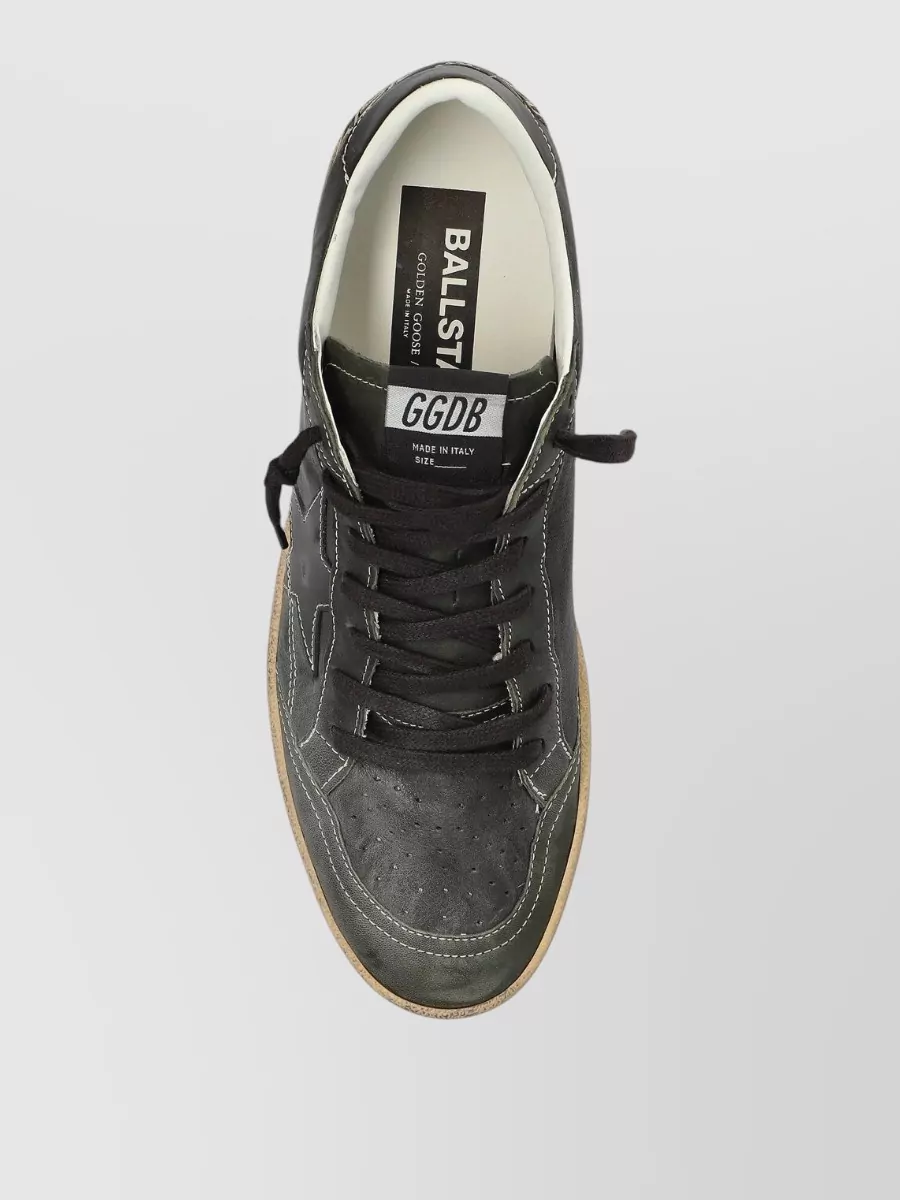 Golden Goose Leather Low-Top Sneakers