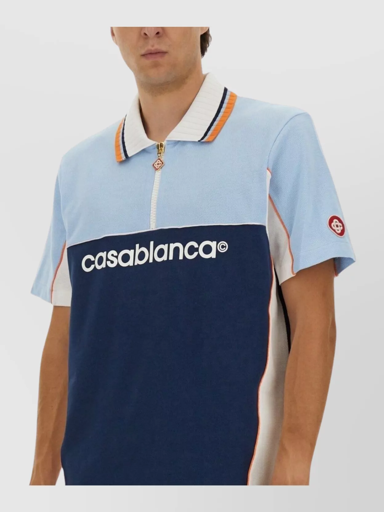 Casablanca Block Design Polo Shirt