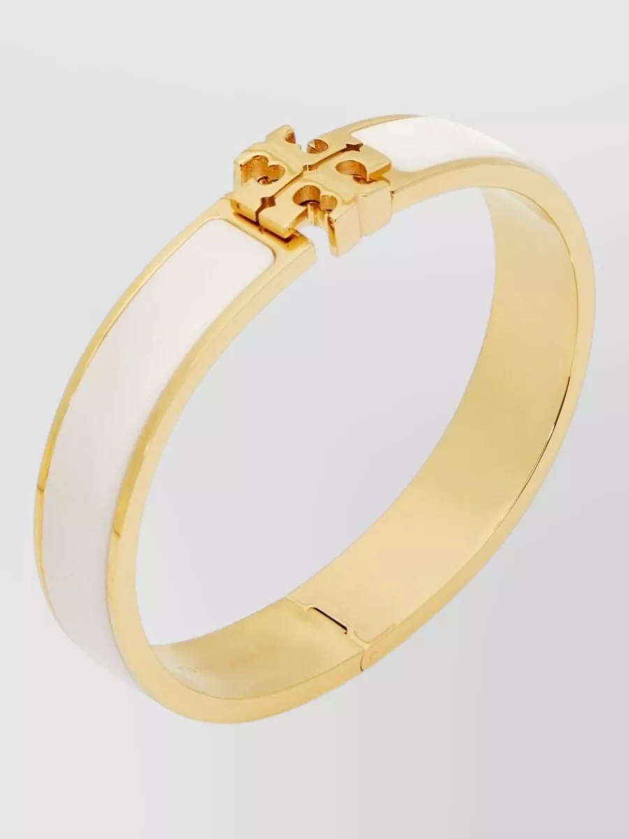 Tory Burch resin and stainless steel bracelet
