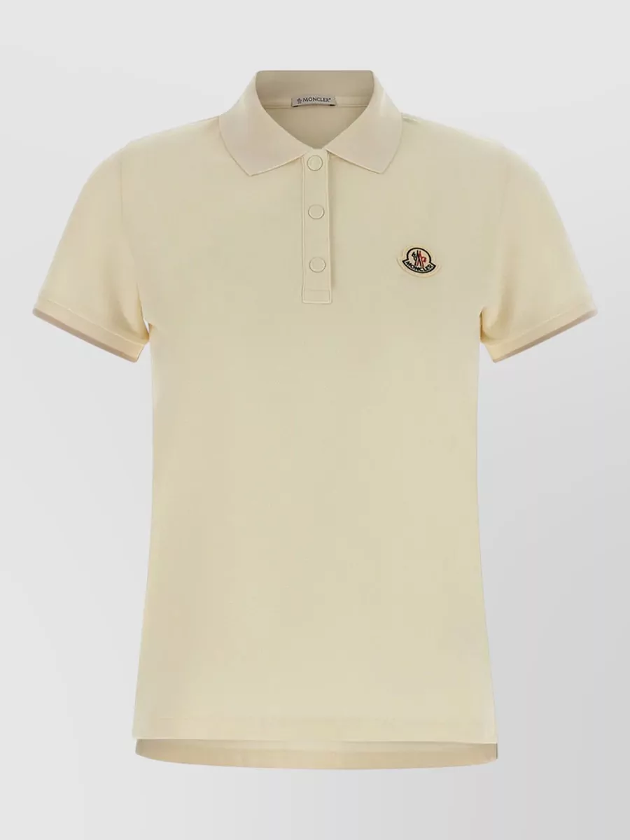 Moncler Cotton Piqué Short-Sleeve Polo Shirt