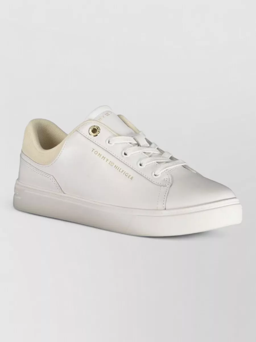 Tommy Hilfiger Leather Lace-Up Sneakers