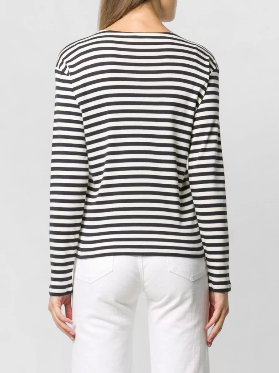 Closed Striped Long-Sleeve T-Shirt