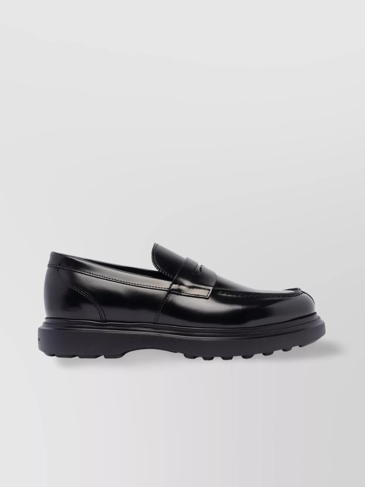 Stuart Weitzman Alvin Loafers Chunky Sole Glossy Finish