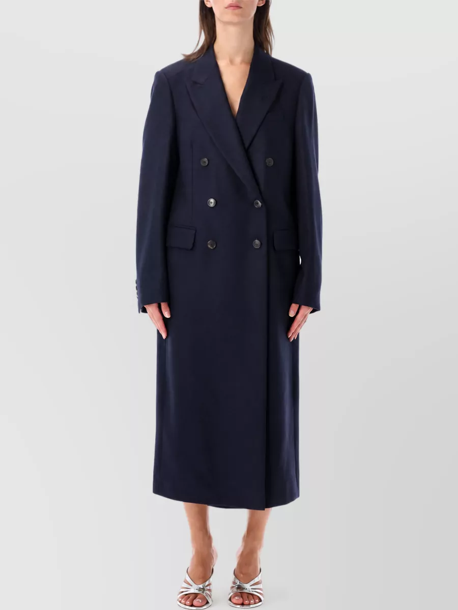 Dries Van Noten wool double breasted coat