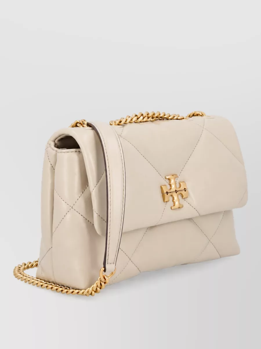Tory Burch Kira Small Quilted Leather Chain Clutch
