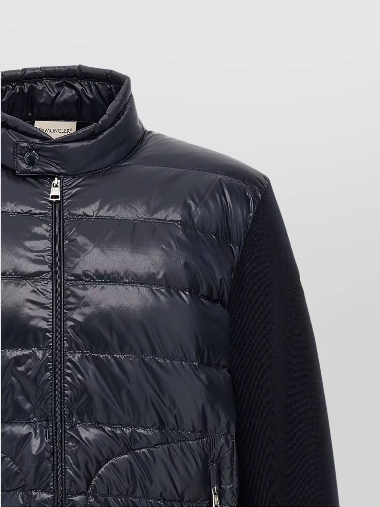 Moncler High Collar Padded Front Long Sleeves Jacket