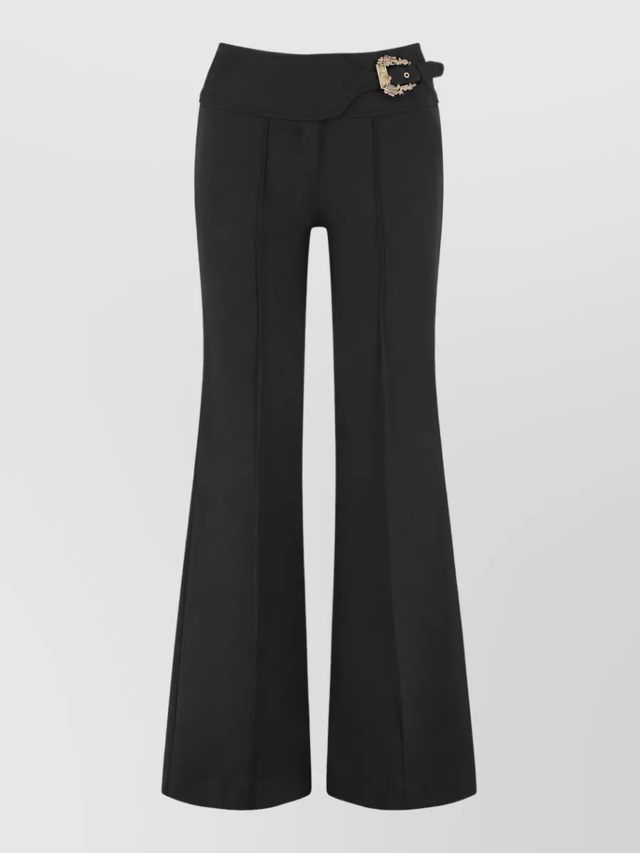 Versace Jeans Couture high-rise flared trousers