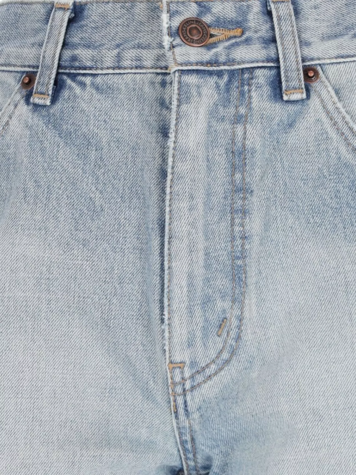 Celine Flared Leg Trousers With Front And Back Pockets In Blue