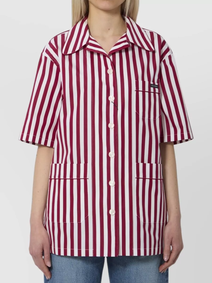 Dolce&Gabbana striped relaxed-fit shirt