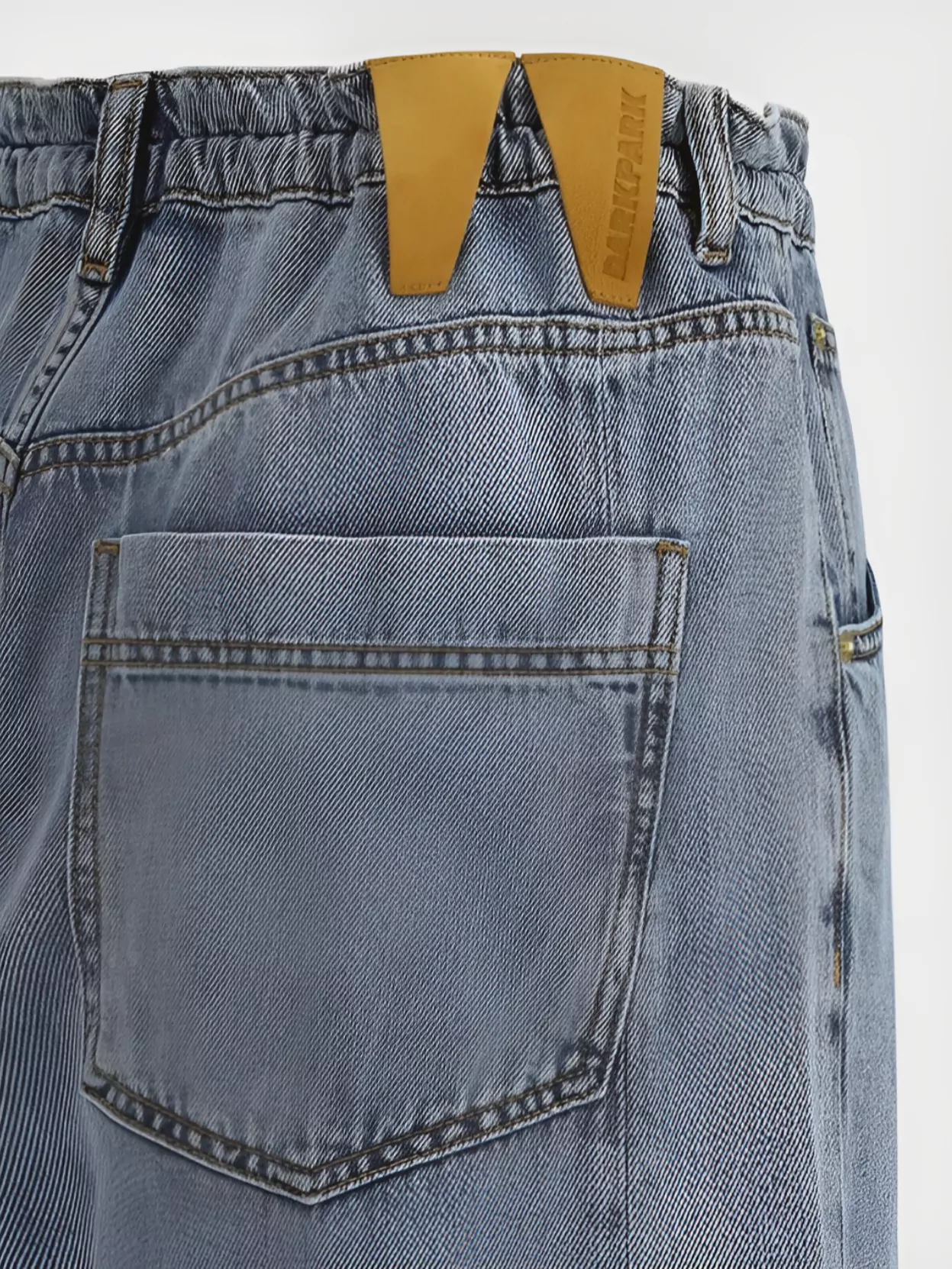 Shop Darkpark Iris Loose Paperbag Style Jeans