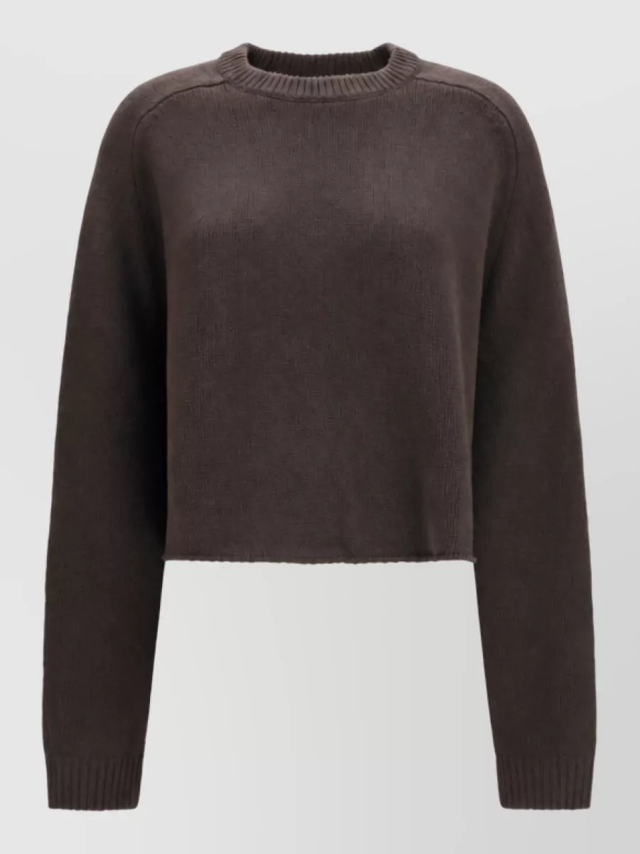 Lisa Yang cashmere ribbed crew neck sweater
