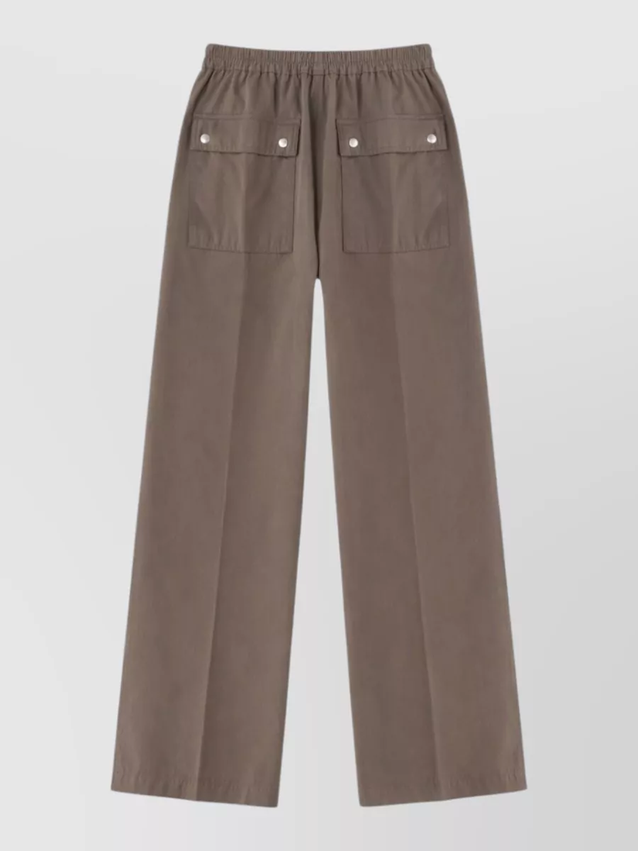 Rick Owens Drkshdw Wide Leg Trousers Side And Back Pockets