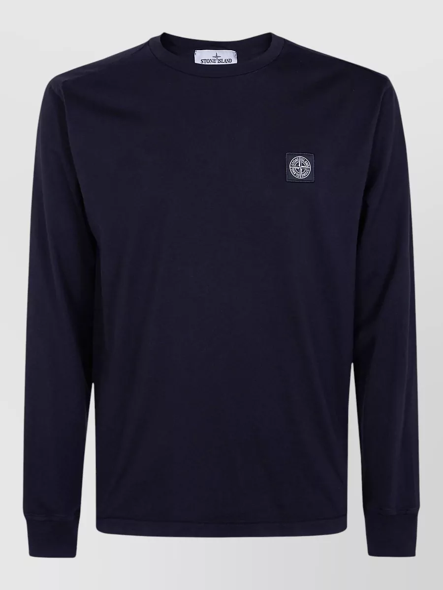 Stone Island cotton long-sleeve t-shirt
