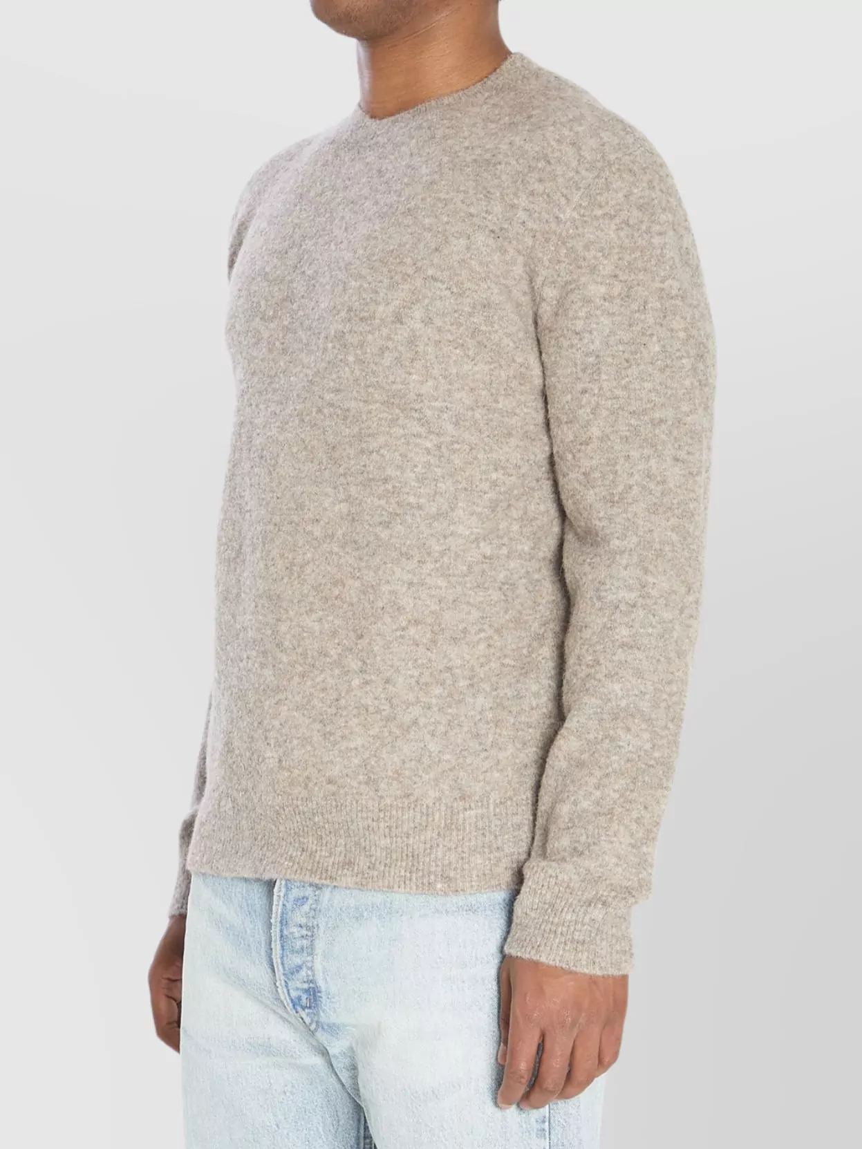 Barena Narci Alpaca Wool Blend Crew Neck Sweater