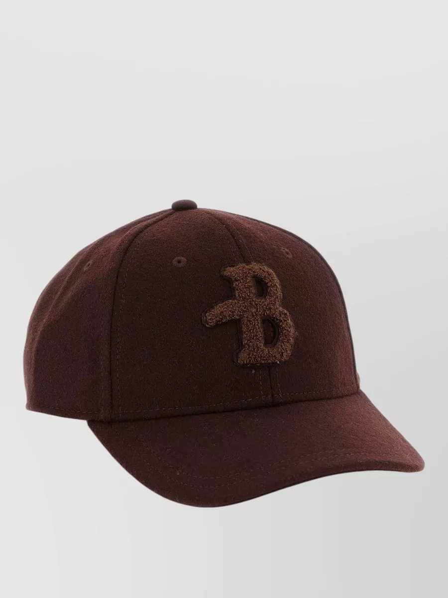 Ballantyne Wool Blend Monogram Patch Baseball Cap
