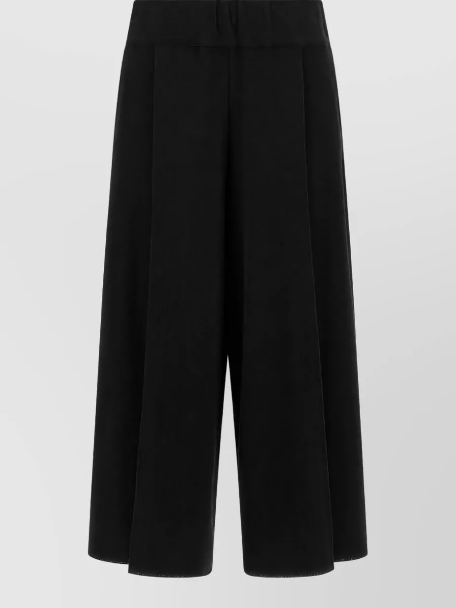 Issey Miyake Campagne cropped wide-leg trousers