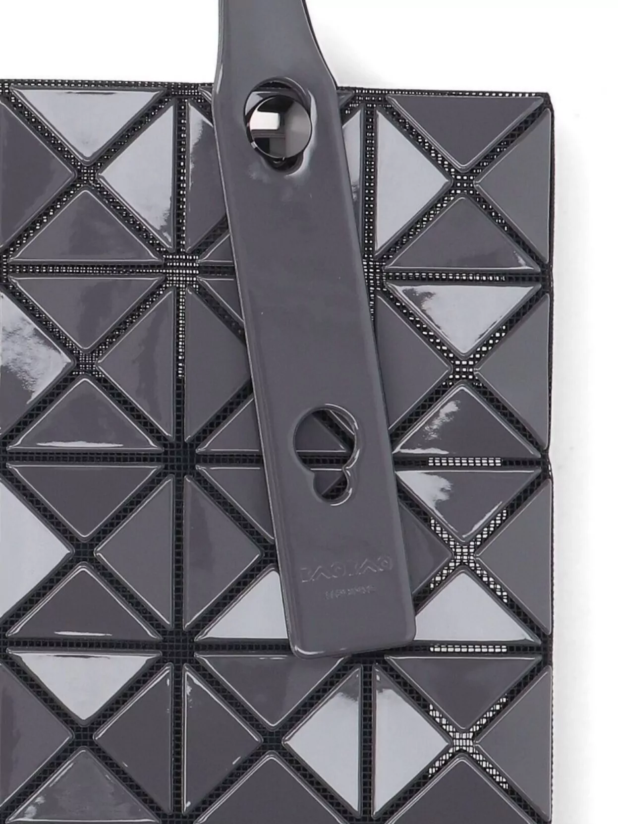 Bao Bao Issey Miyake Geometric Tote Bag Glossy Finish In Black