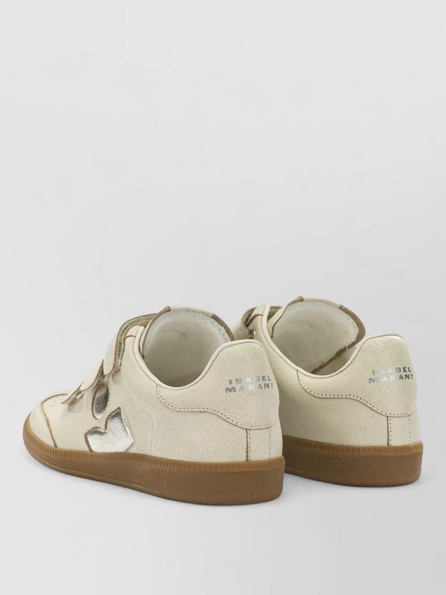 Isabel Marant Leather Low-Top Sneakers