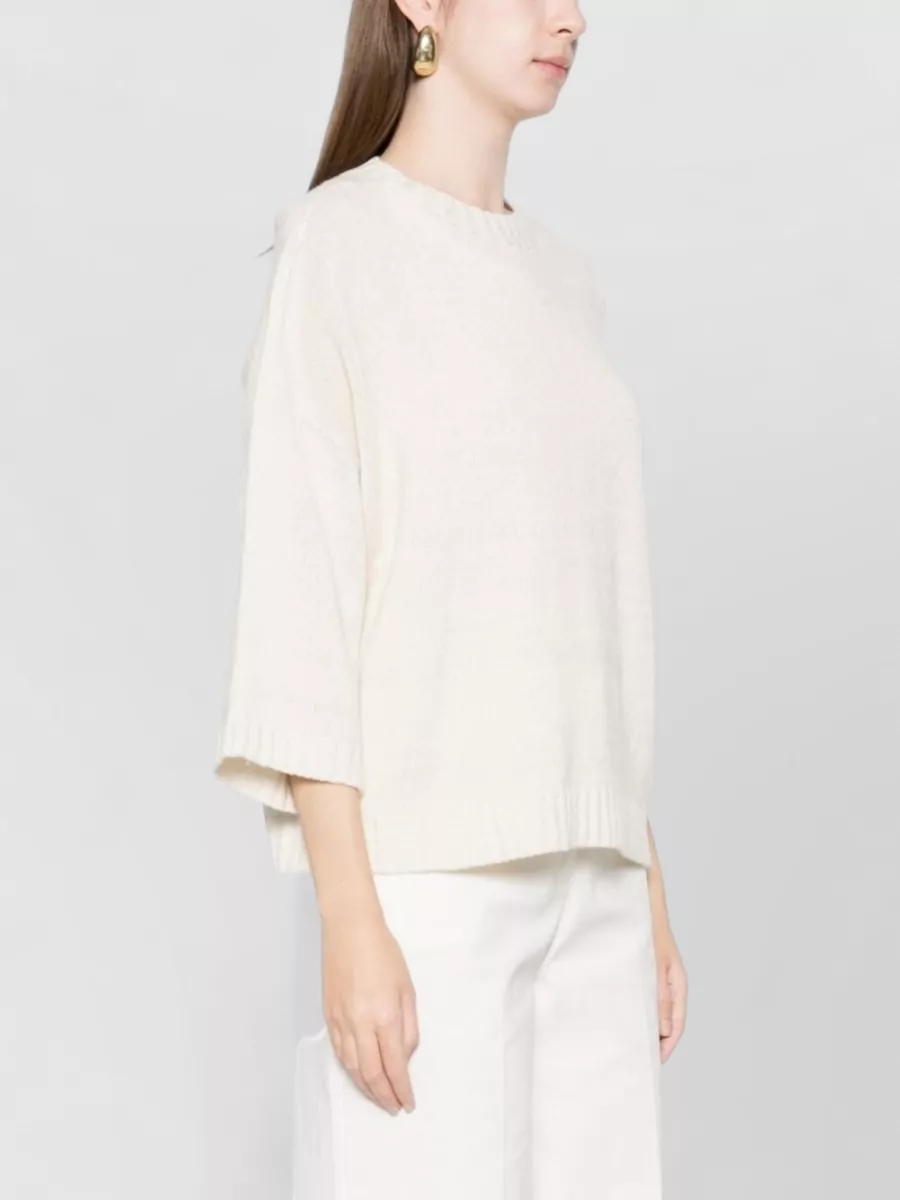 Fabiana Filippi Cozy Knit Sweater Featuring Dropped Shoulders