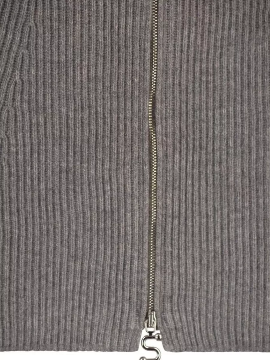 Sportmax Cashmere Wool High-Waisted Skirt