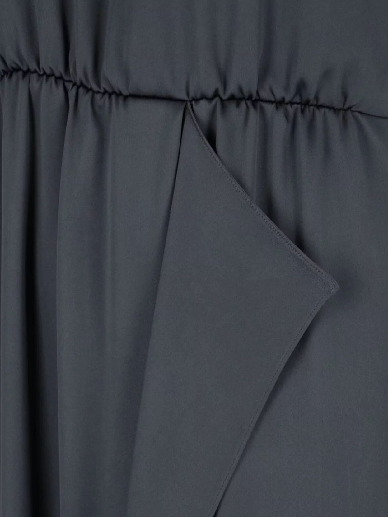 Giorgio Armani Draped Detail Sleeveless Knee Length Dress