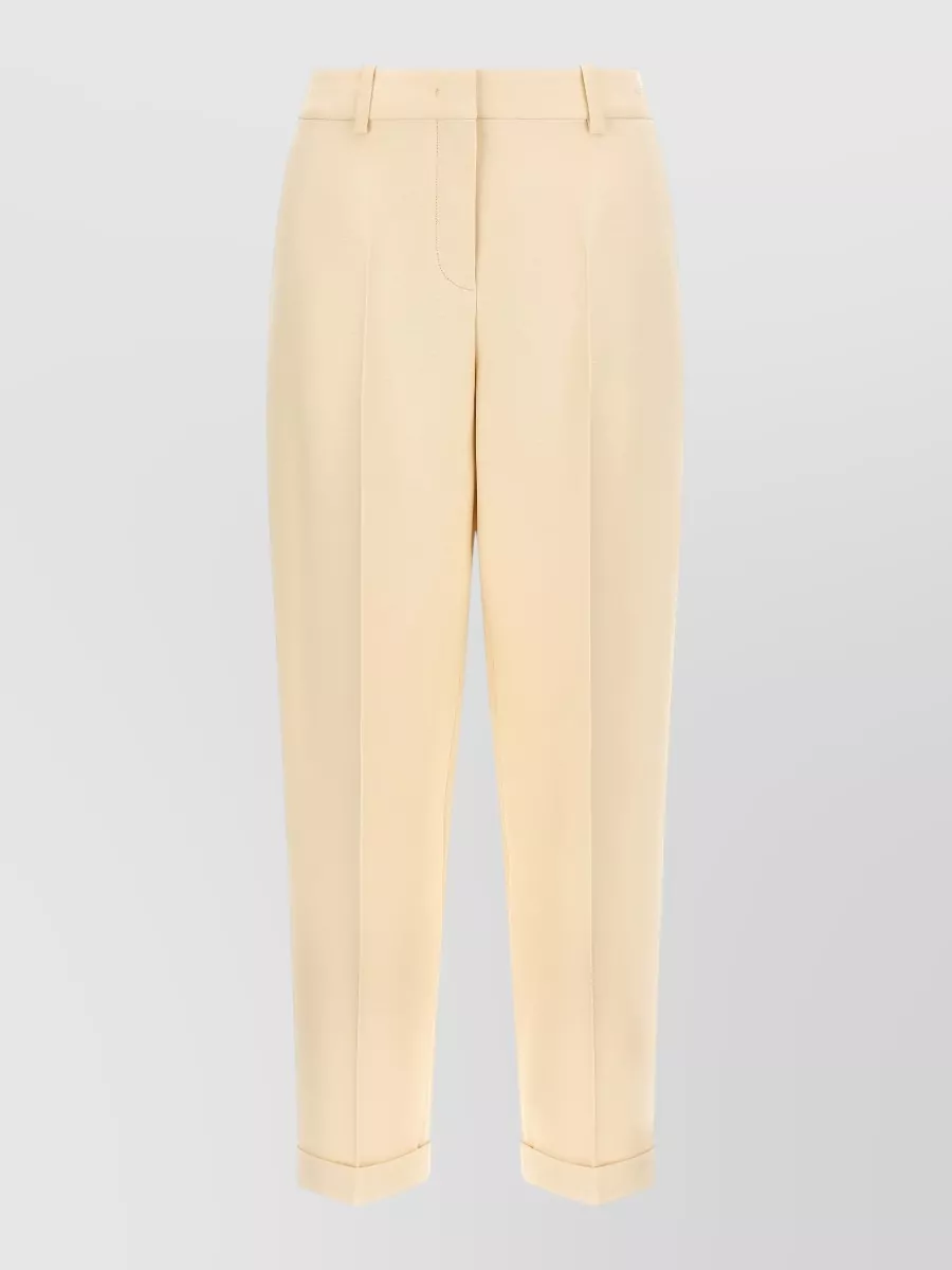 Fendi silk tailored trousers