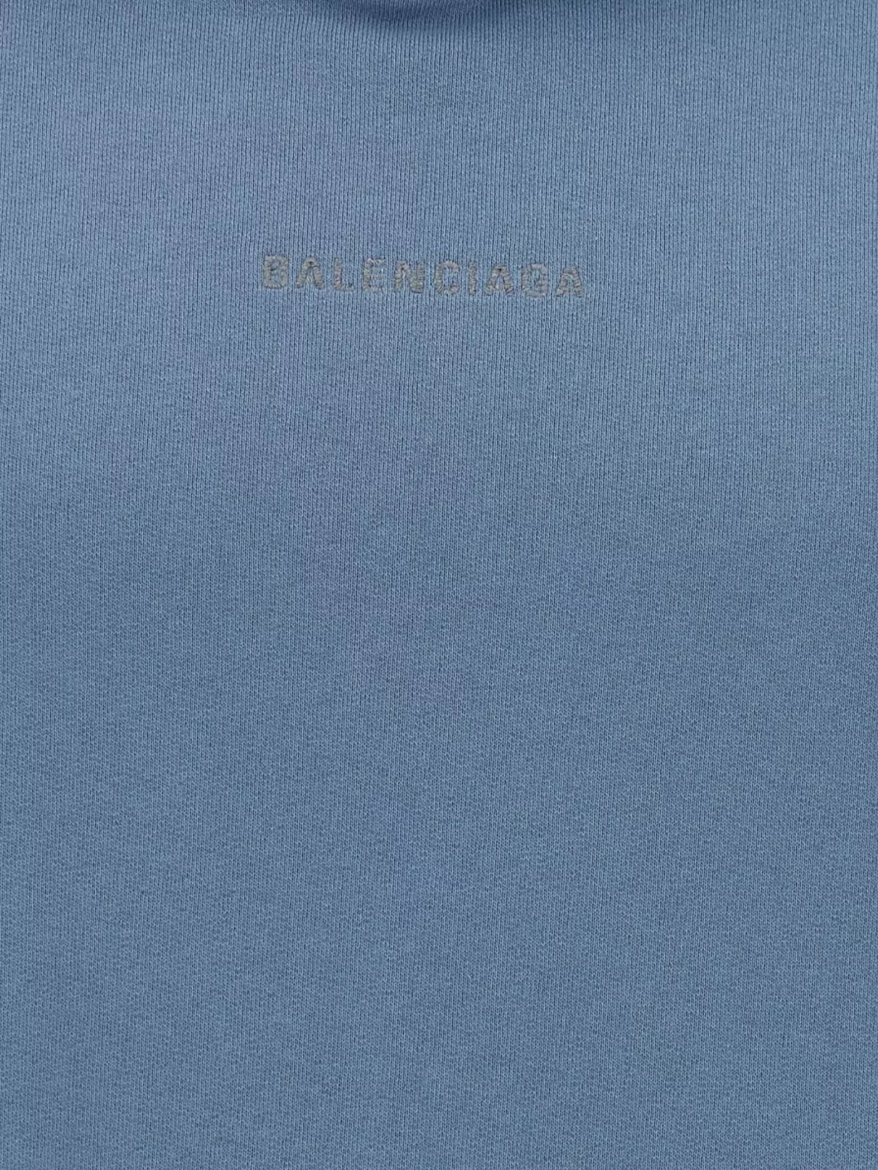 Balenciaga Back Reflective Hoodie Medium Fit In Grey Blue