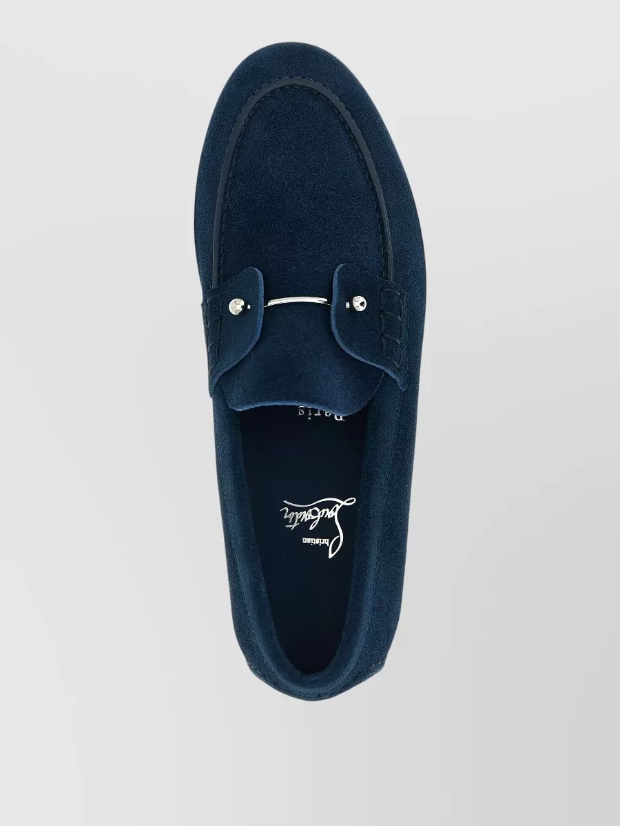 Christian Louboutin Chambeliboat Loafers Metal Hardware Rubber Sole