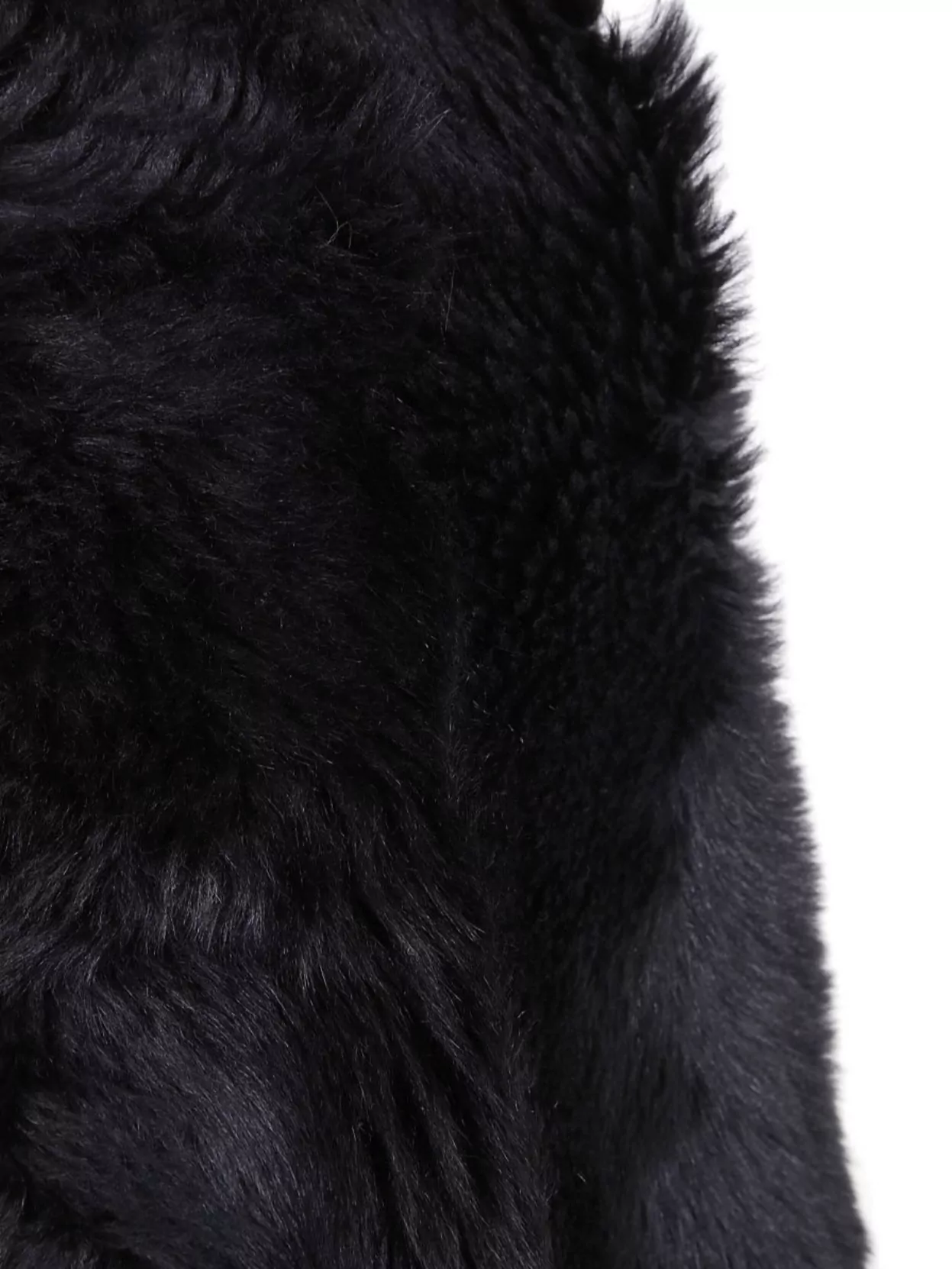Sapio Plush Faux Fur Shrug Style Coat