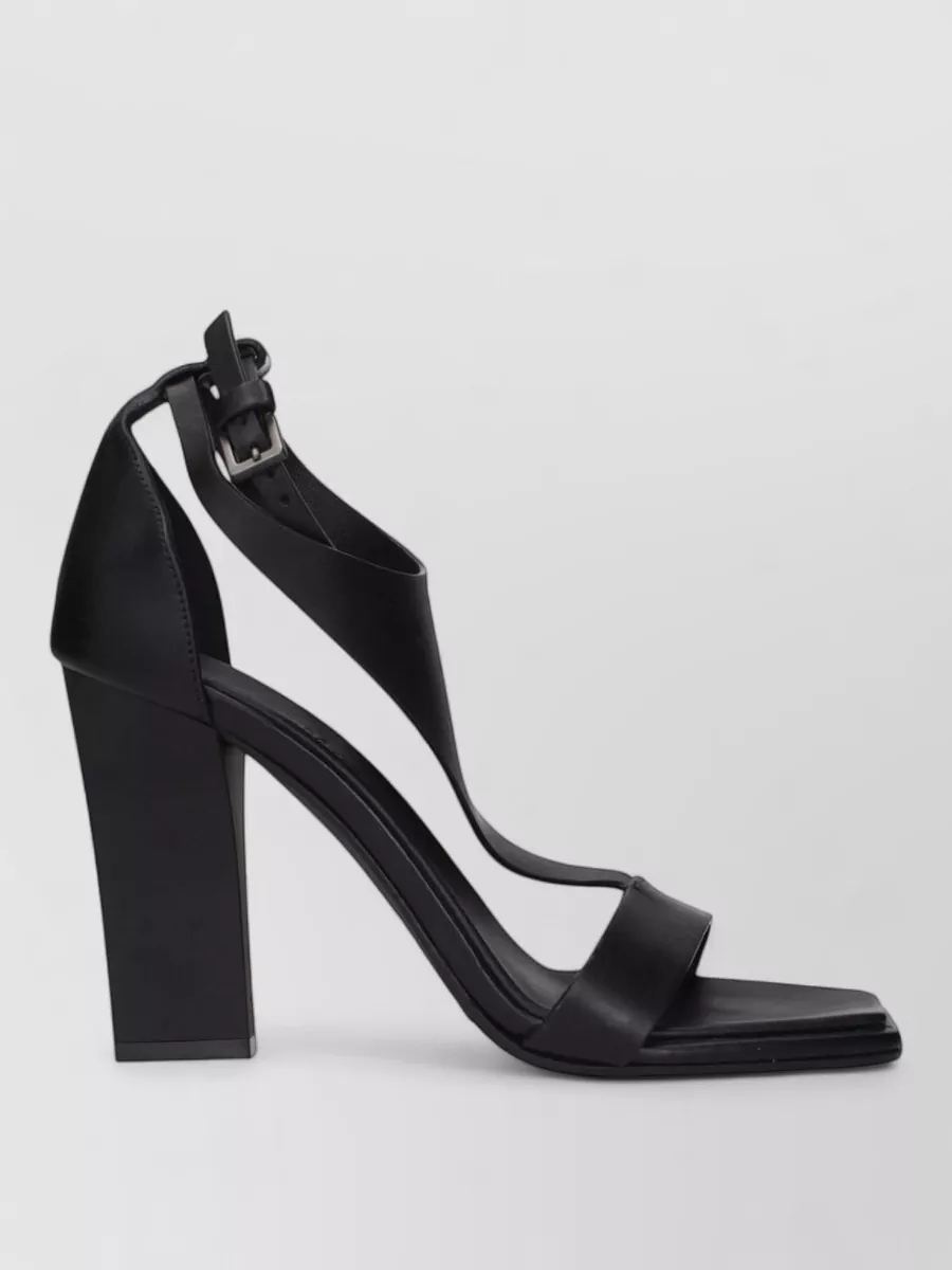 Max Mara Leather Stiletto Sandals