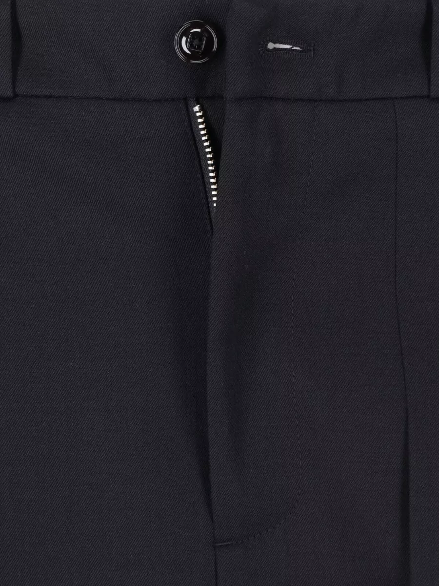 Our Legacy Virgin Wool Asymmetric Pleated Midi Skirt