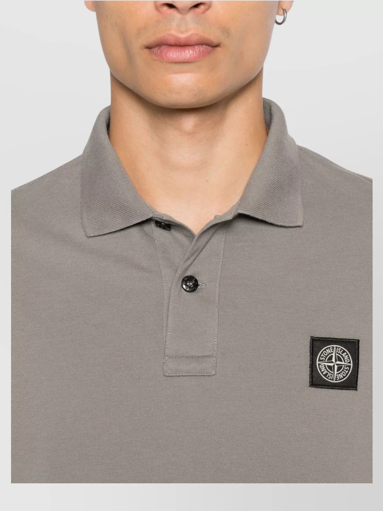 Stone Island 4100040 Seamless Tunnel Nylon Down-tc Hooded Jacket In Gray