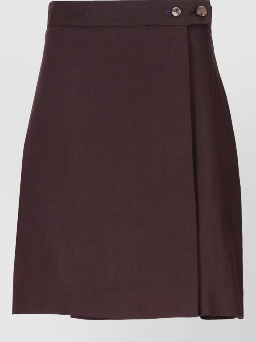 Paul Smith Linen Wrap Skirt