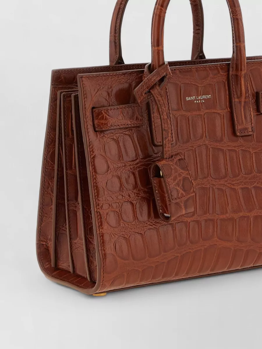 Saint Laurent Sac De Jour Nano Leather Tote Bag