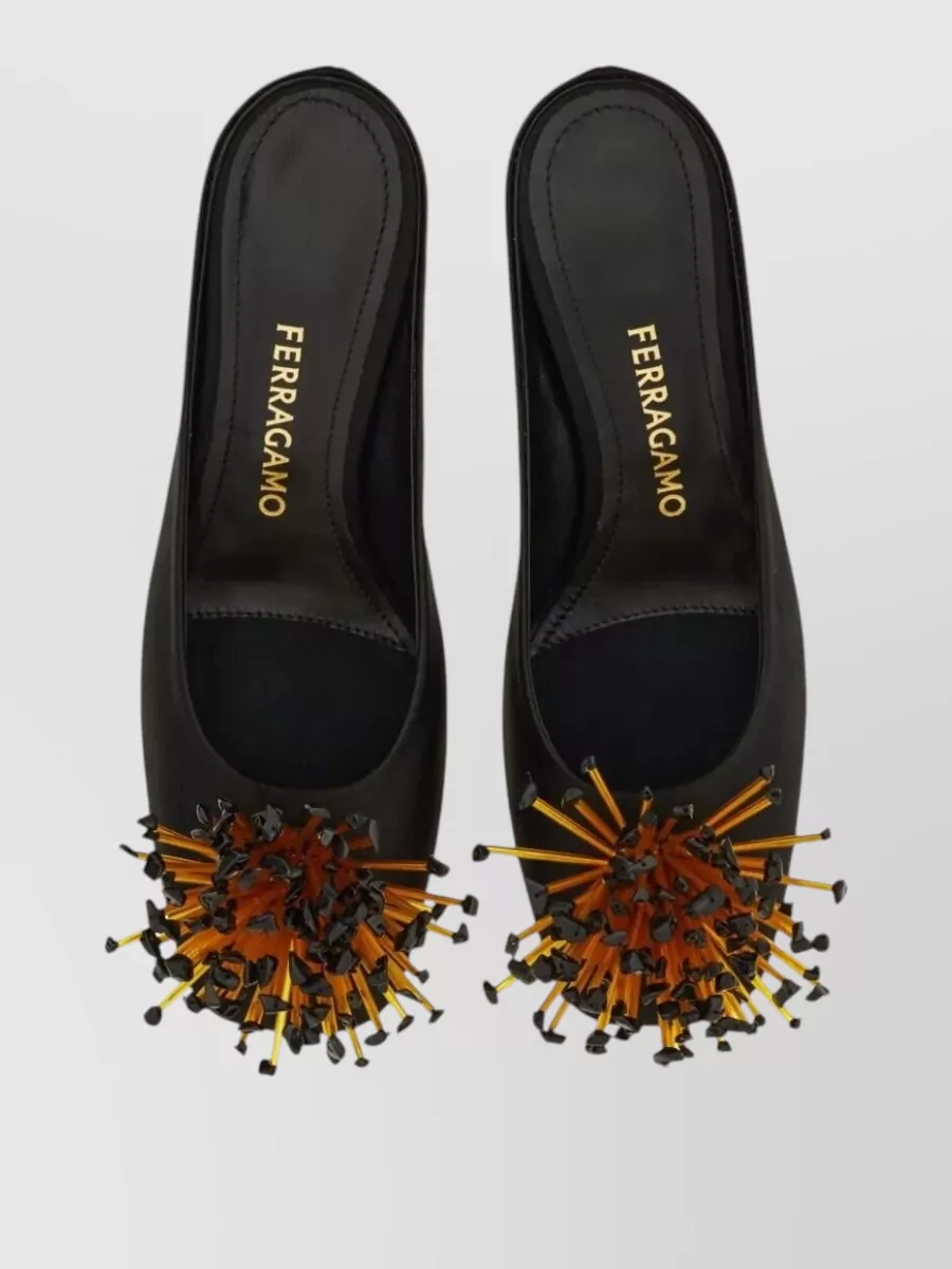 Ferragamo Satin Mules