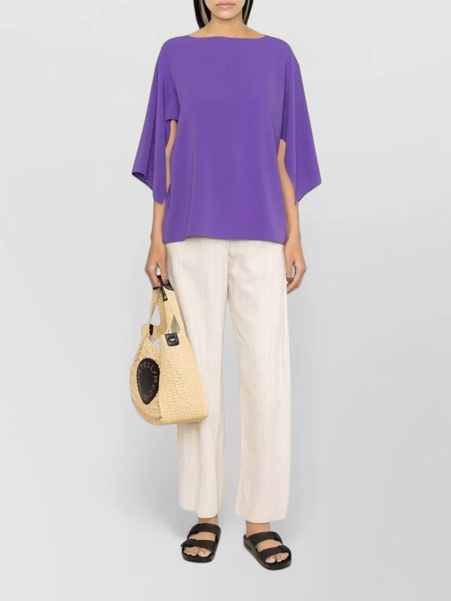 Alberto Biani Cady 3/4-Sleeve Blouse