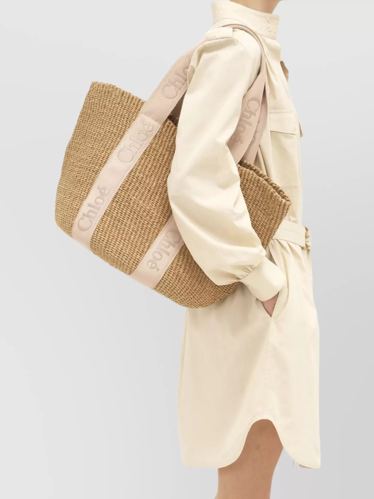 Chloé Large Woody Tote Bag