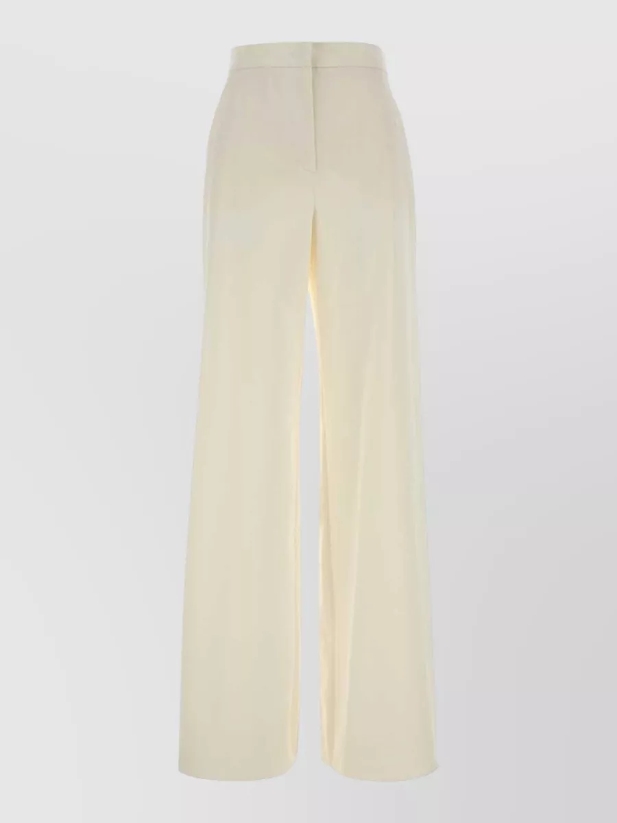 Max Mara Stretch cotton wide-leg trousers