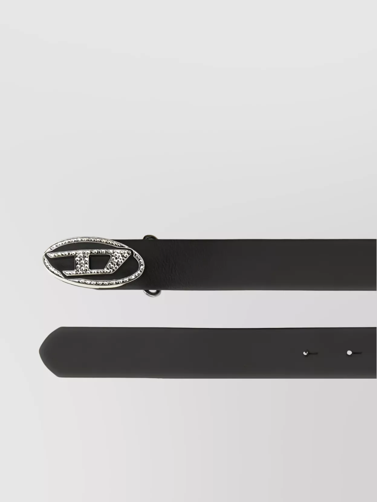 Diesel Adjustable Logo Buckle Belt