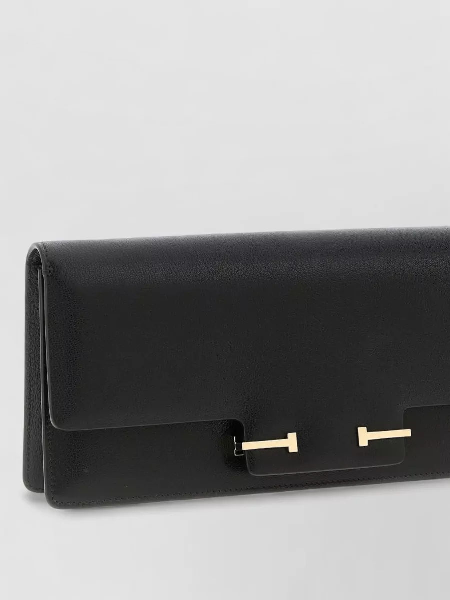 Tom Ford Supple Grain Leather Clutch Bag
