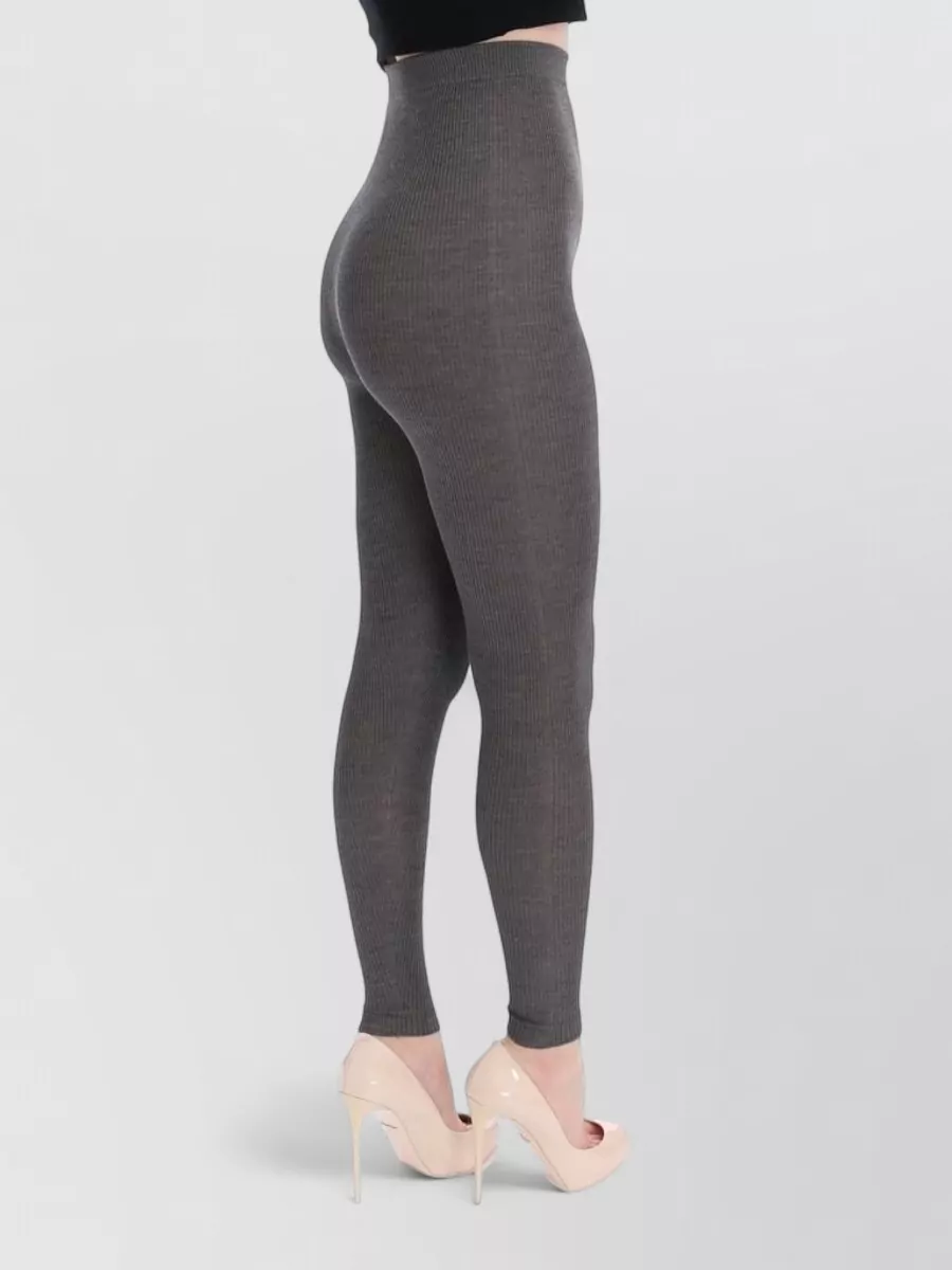 Dolce&Gabbana Cashmere Ribbed Leggings