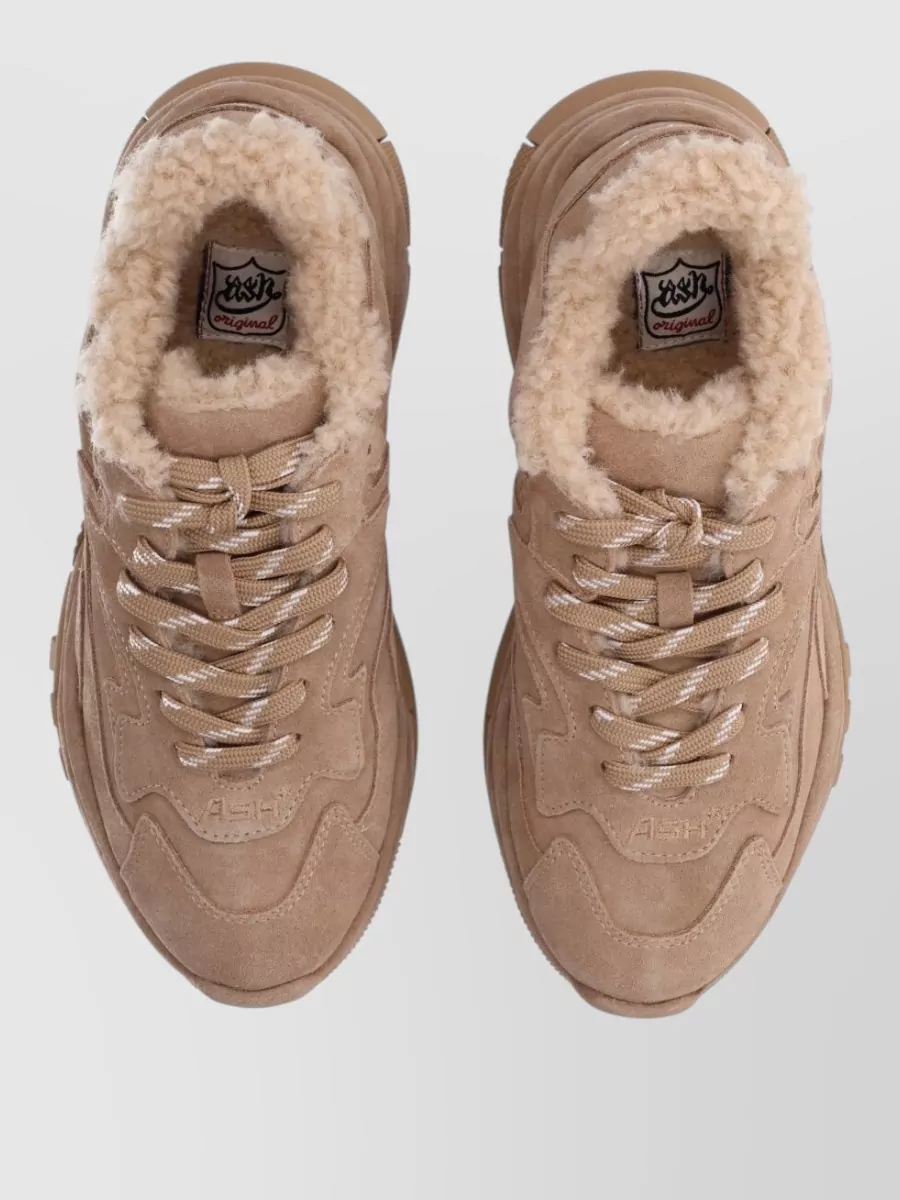 Ash Leather Low-Top Sneakers