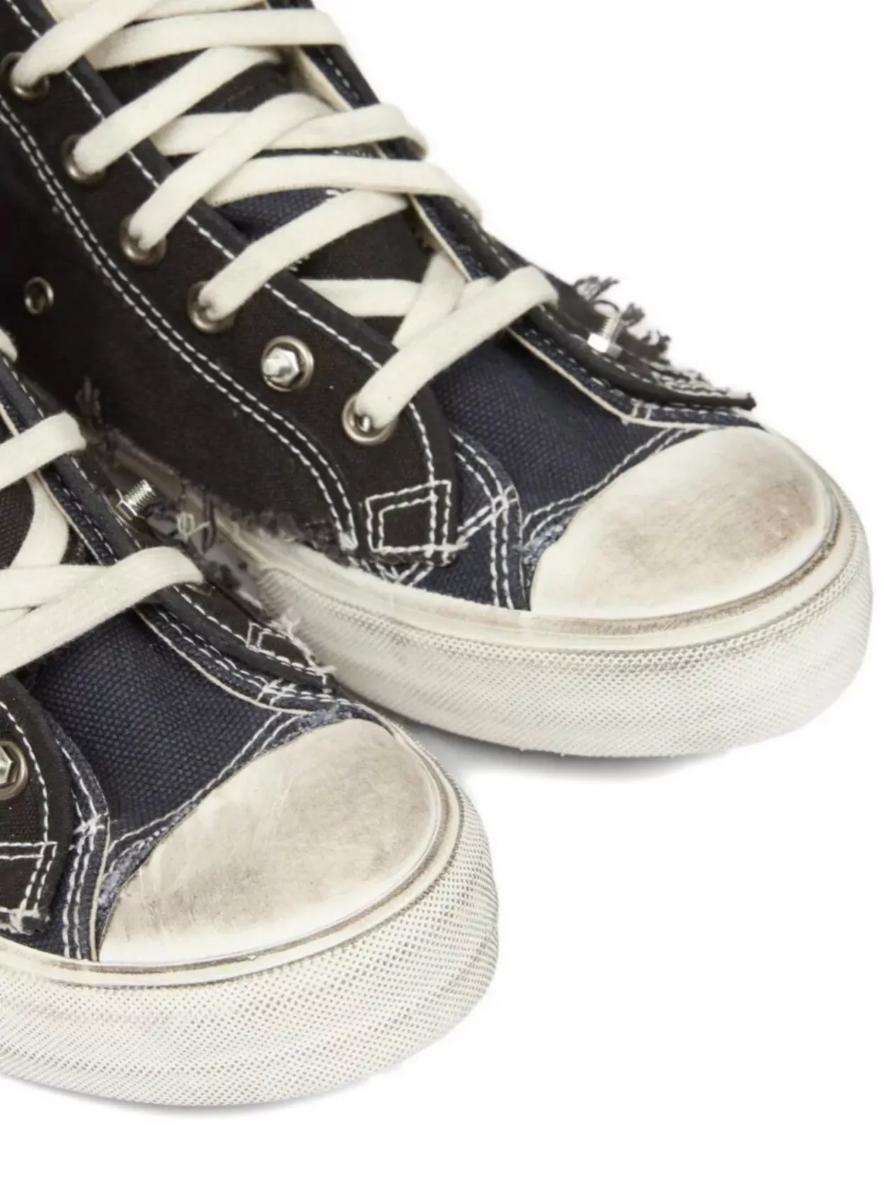 Maison Margiela Sneakers With Unique Distressed Design