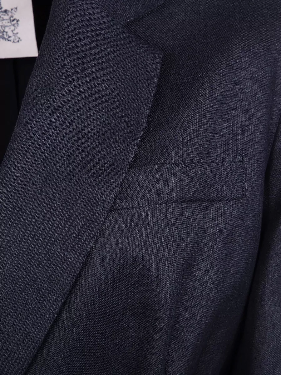Semicouture Linen Belted Suit Jacket
