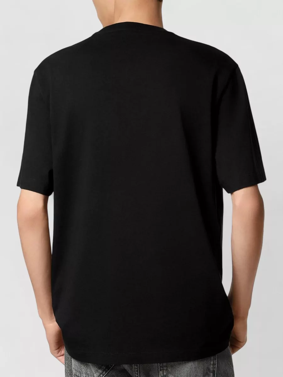 Versace Printed Cotton Jersey Regular Fit T Shirt