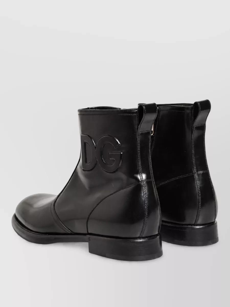 Dolce&Gabbana Leather Ankle Derby Shoes