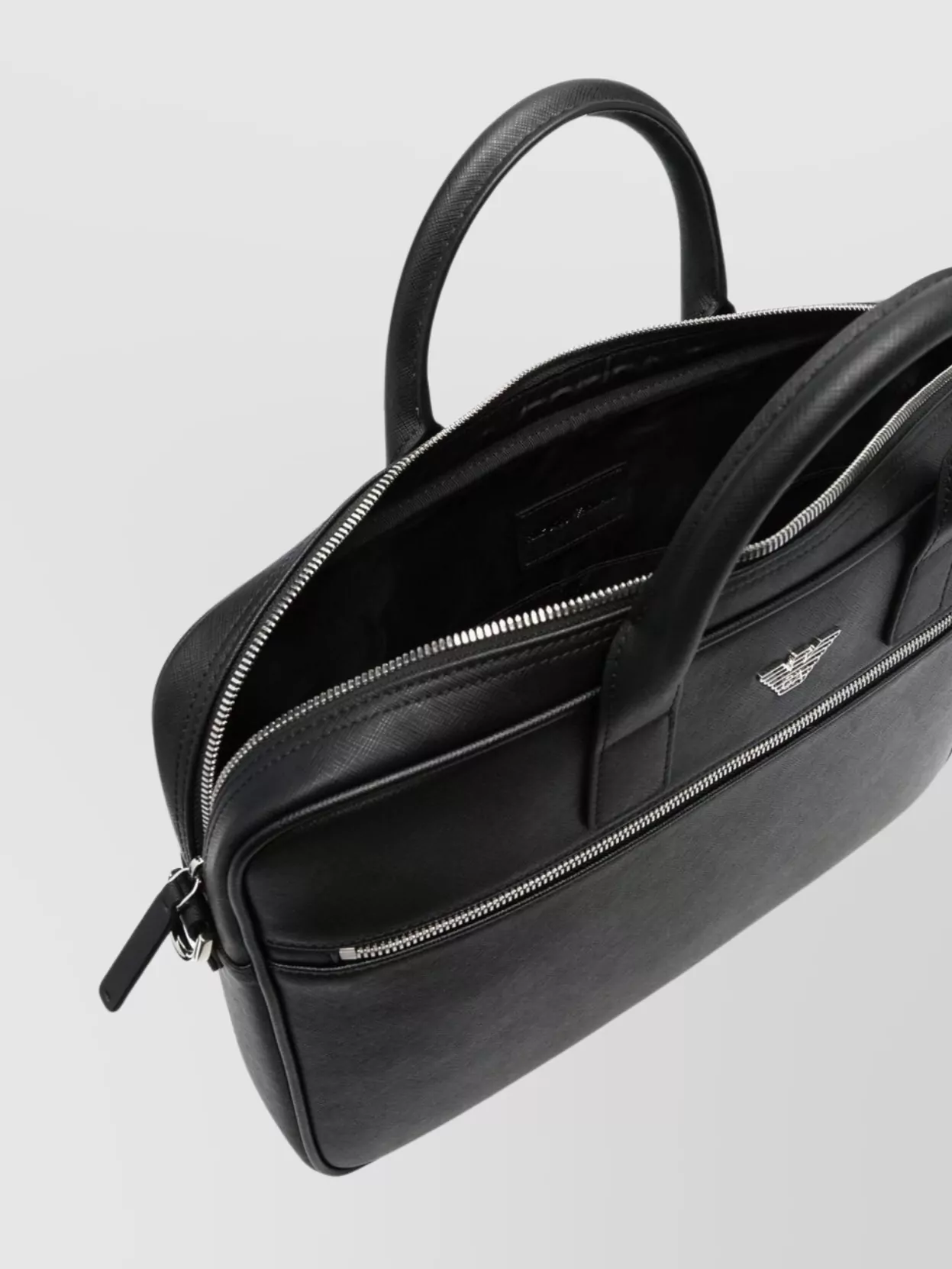 Emporio Armani Grained Briefcase