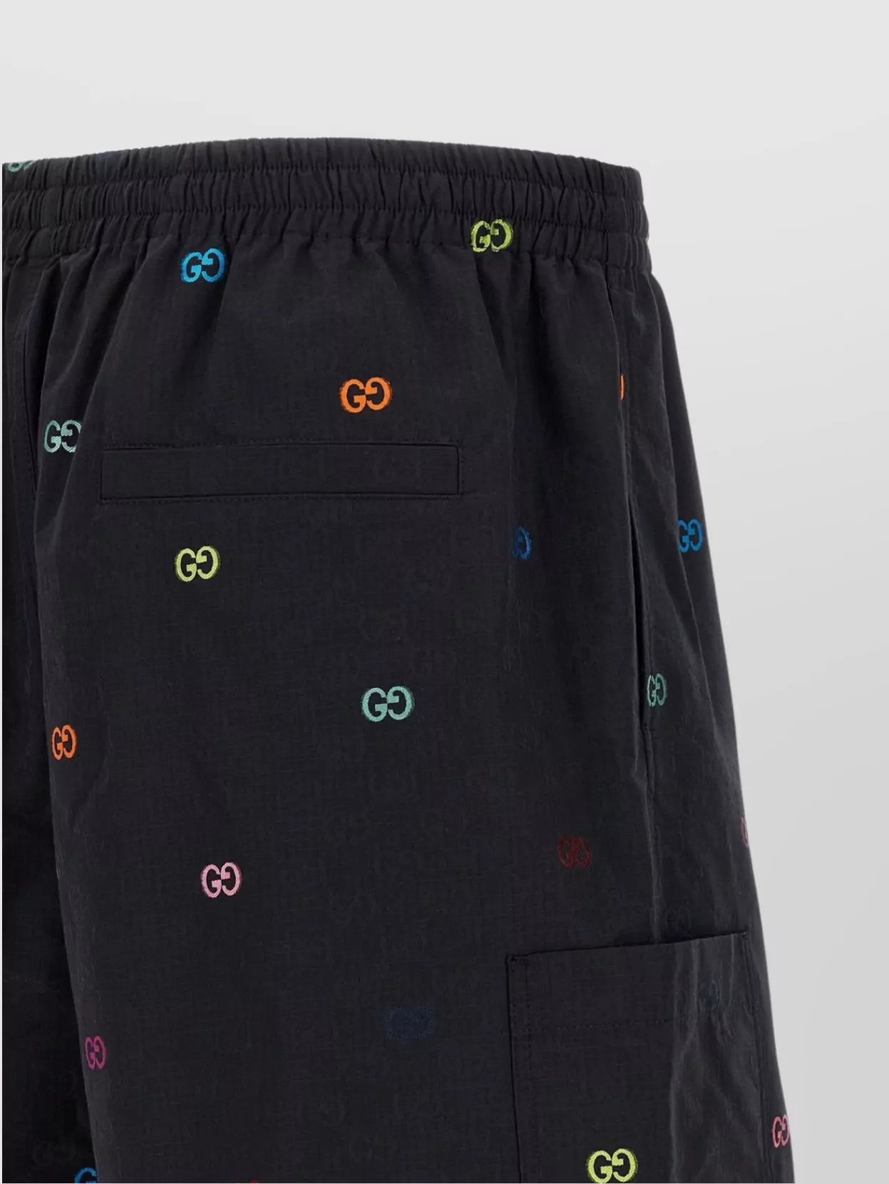 Gucci Bermuda Shorts With Elastic Waistband And Pockets