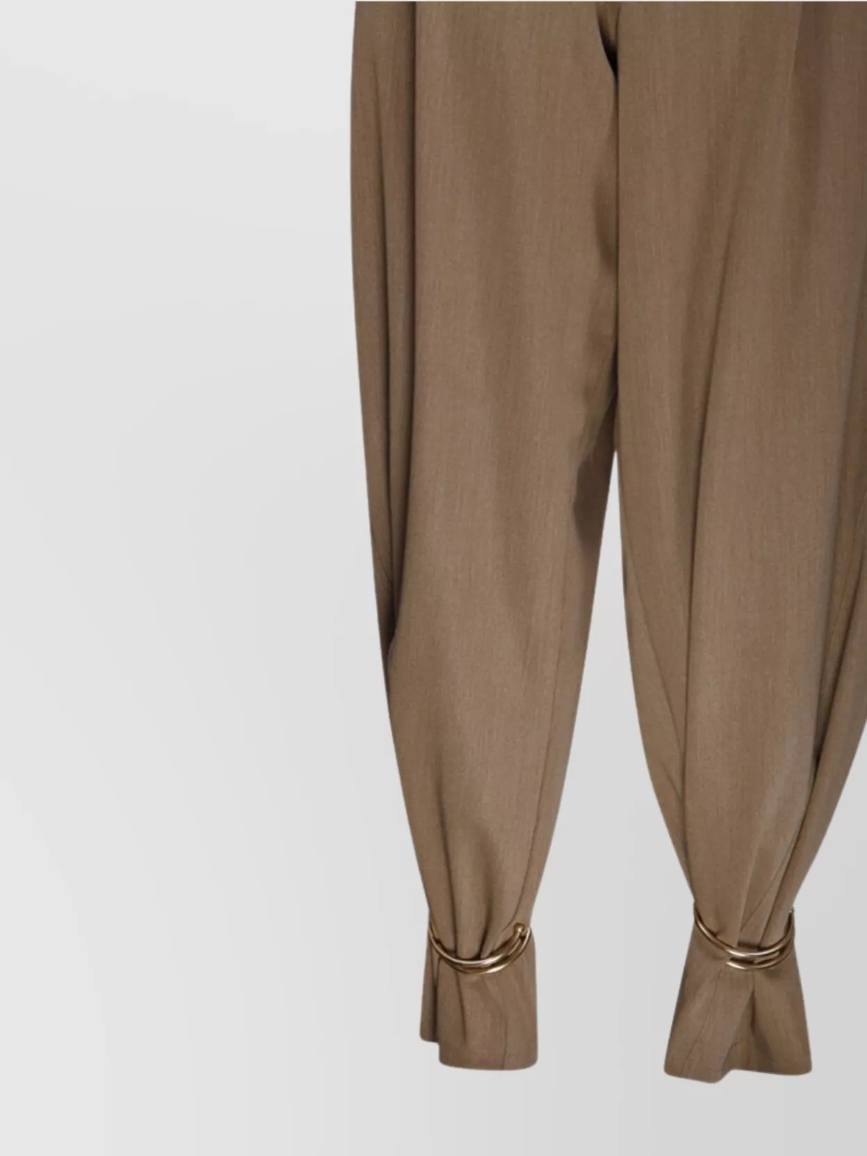 Darkpark Phebe Cuff Adorned Wide-Leg Pant