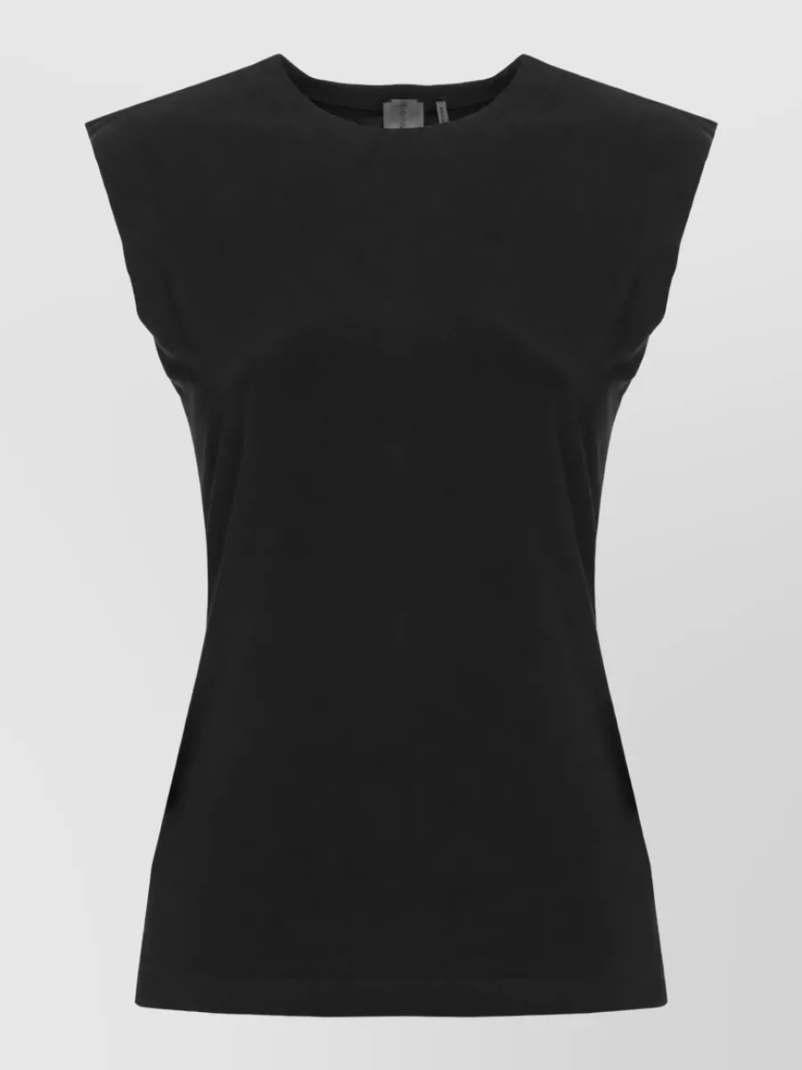 Norma Kamali sleeveless round neck top